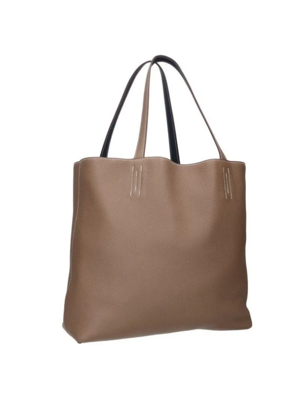 Hermes Double Sens 36 Reversible Leather Tote Bag 36